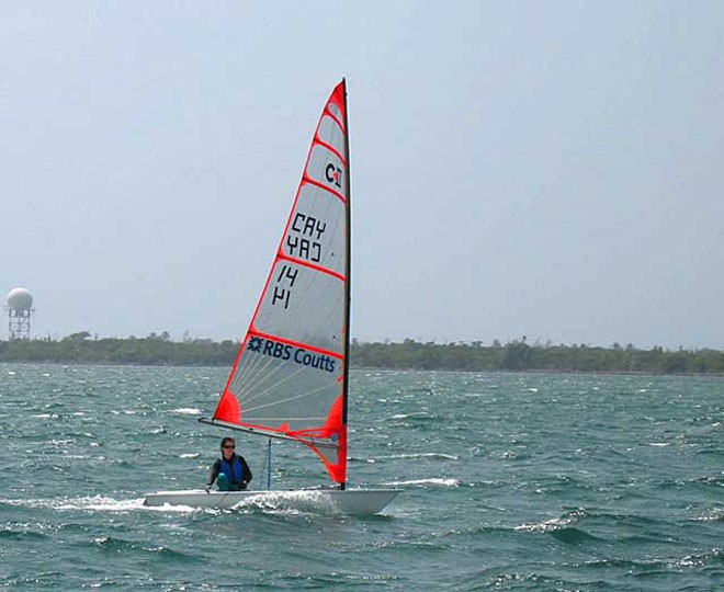 Lizzie Wauchope CAY cruising in to the leeward mark in Race 2. © Byte Class http://bytechamps.org/